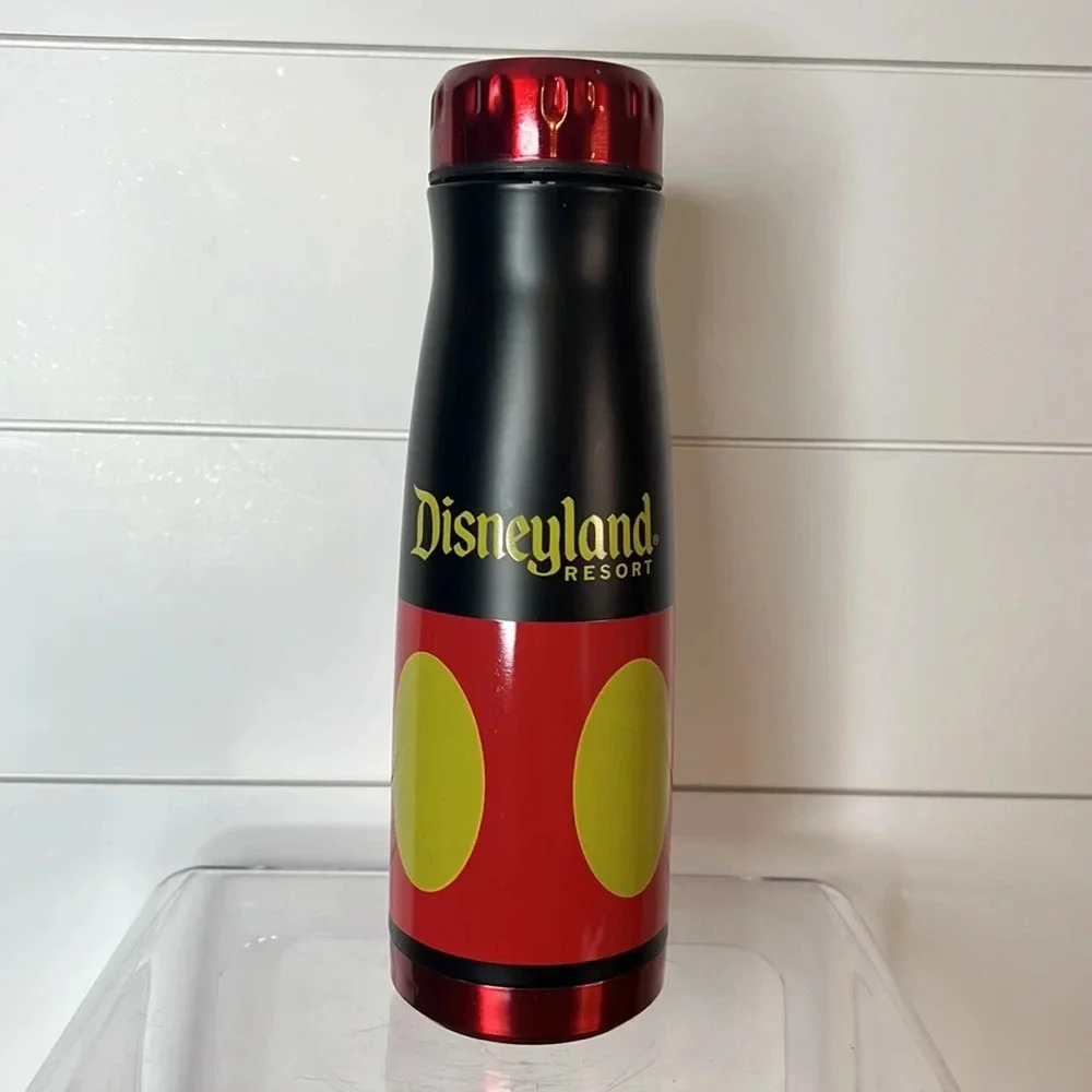 Disneyland Resorts‎ Mickey Buttons Thermos Bottle. 16 oz.